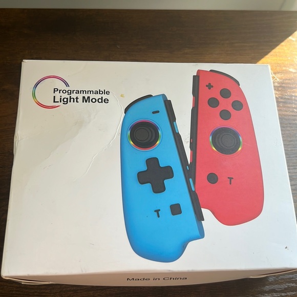 SINGLAND Wireless Controller for Nintendo Switch green and blue New open box - Picture 2 of 3